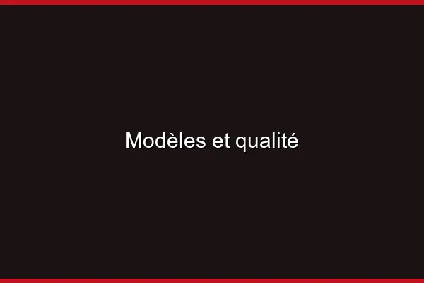 Modèles et qualité